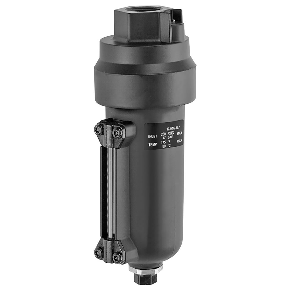 17-816-107 | Drip leg drain, G1/2, automatic drain, metal bowl