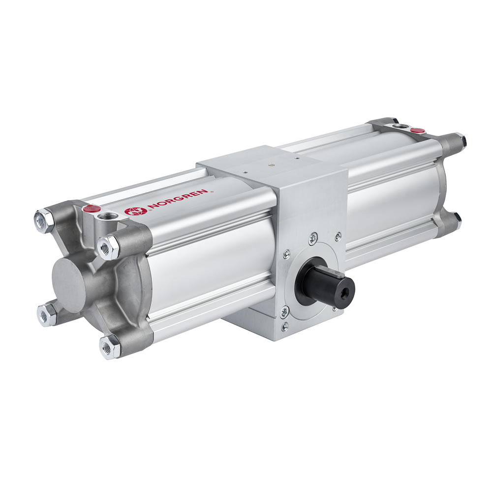 M/162100/MI/180 | Rotary rack and pinion double acting actuator