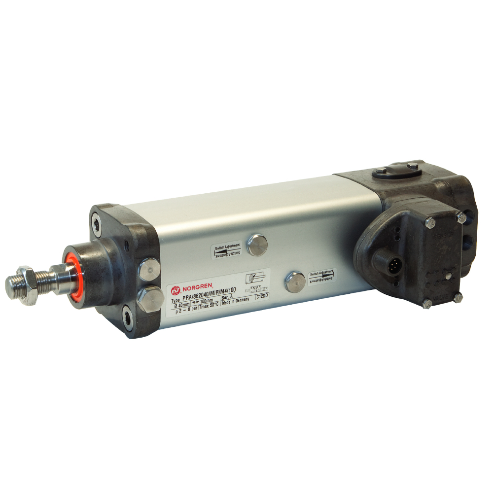 PRA/882040/MIB/M4/125 | IVAC Cleanline cylinder, 40mm diameter