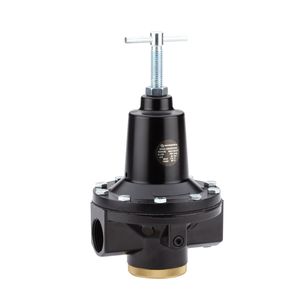 20AG-8G-PH100 | 20AG Series high flow pressure regulator, G1, 0.2