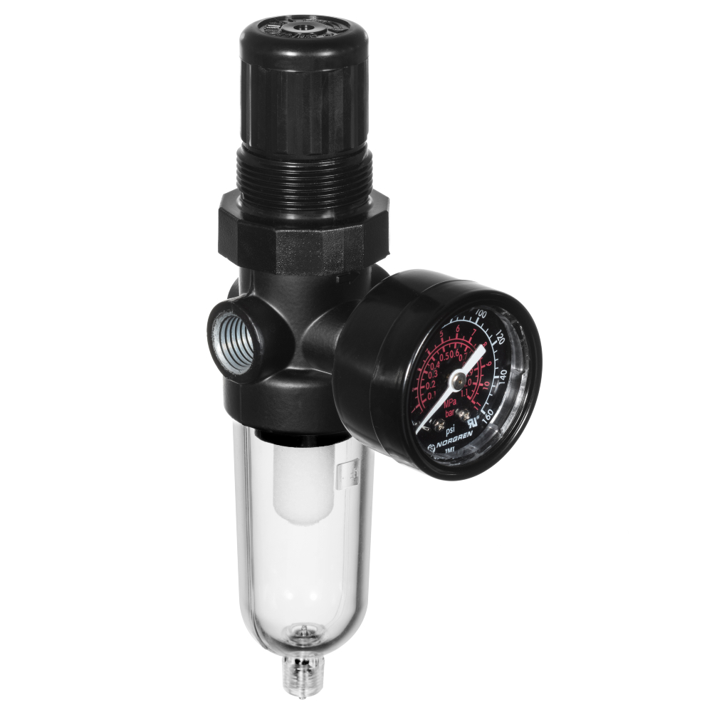 B07-202-M1KA | B07 Series, filter/regulator, relieving, with gauge