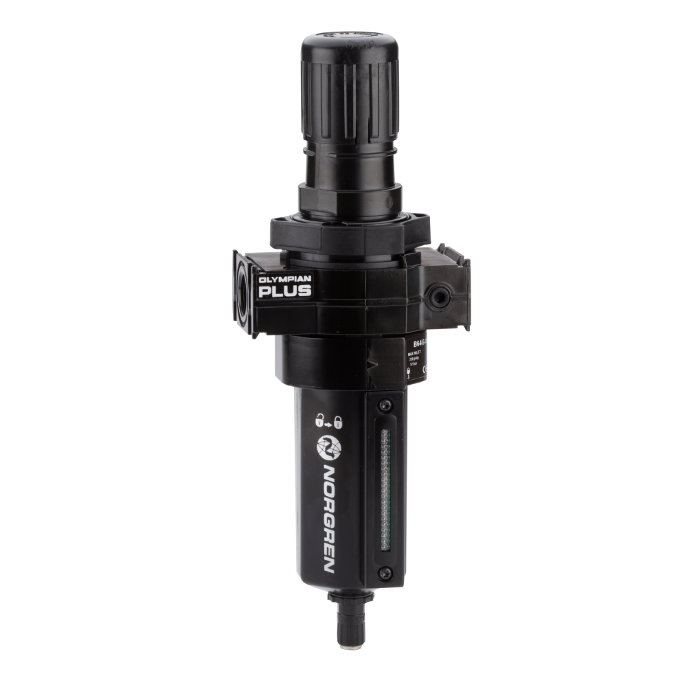 B64G-4GK-AD1-RFN | Olympian Plus filter/regulator, G1/2, 5µm, 0.3