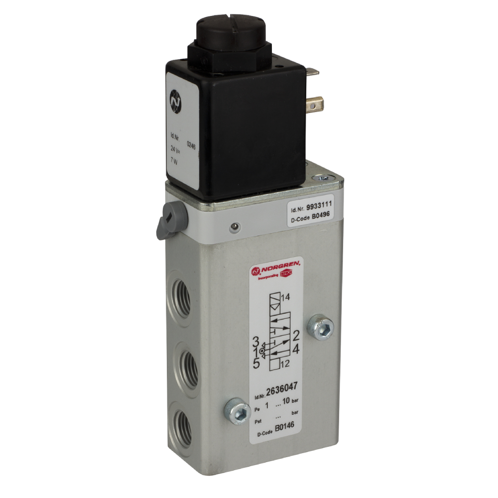 2636247000000000 | 2636 series inline solenoid valve, G1/4, NAMUR