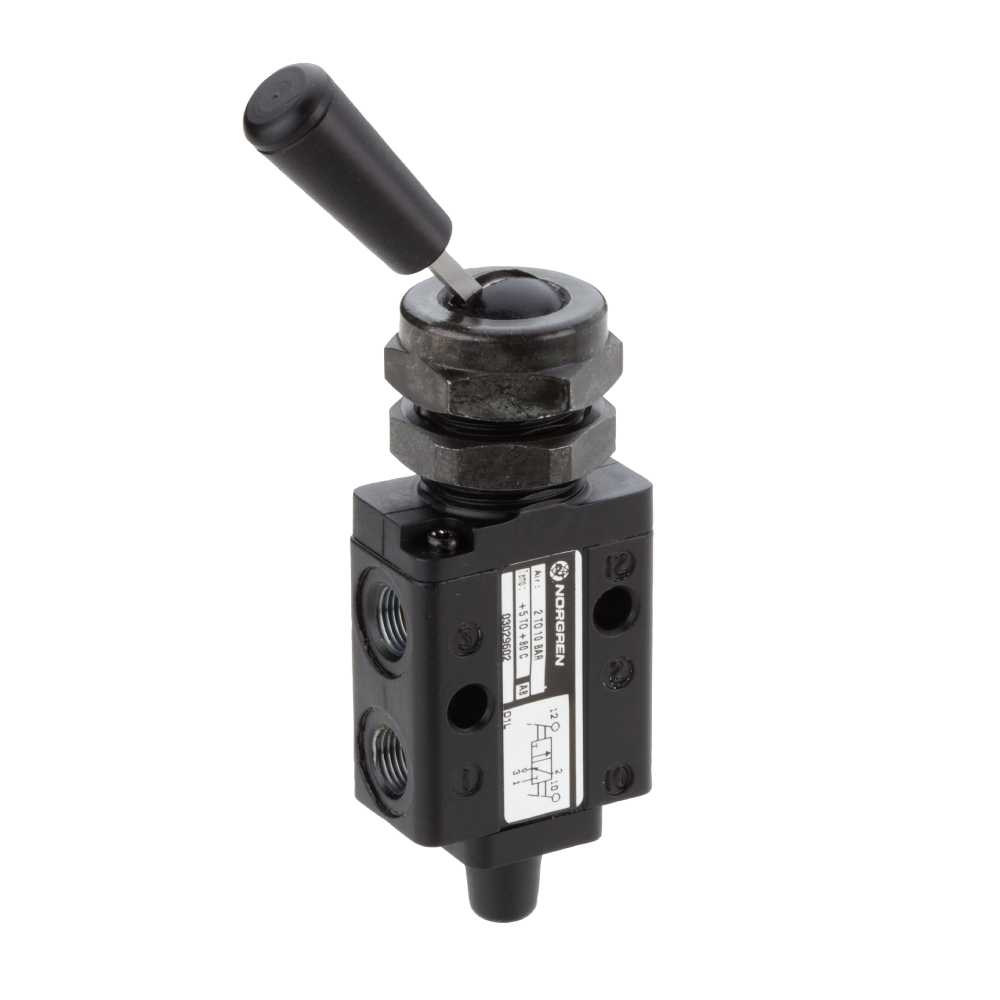 03029602 | Super X manually actuated valve, G1/8, 3/2, lever / lever