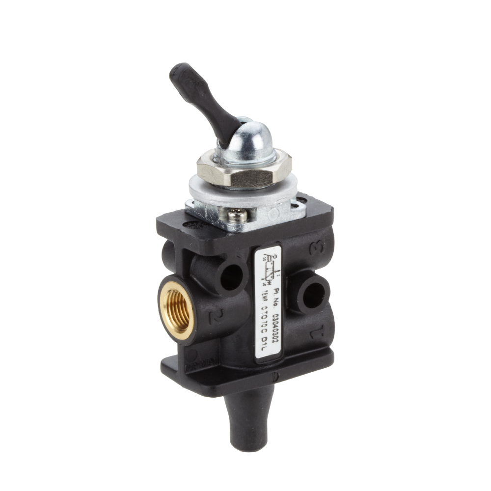 03040302 | Super X manually actuated valve, G1/8, 3/2, toggle / toggle