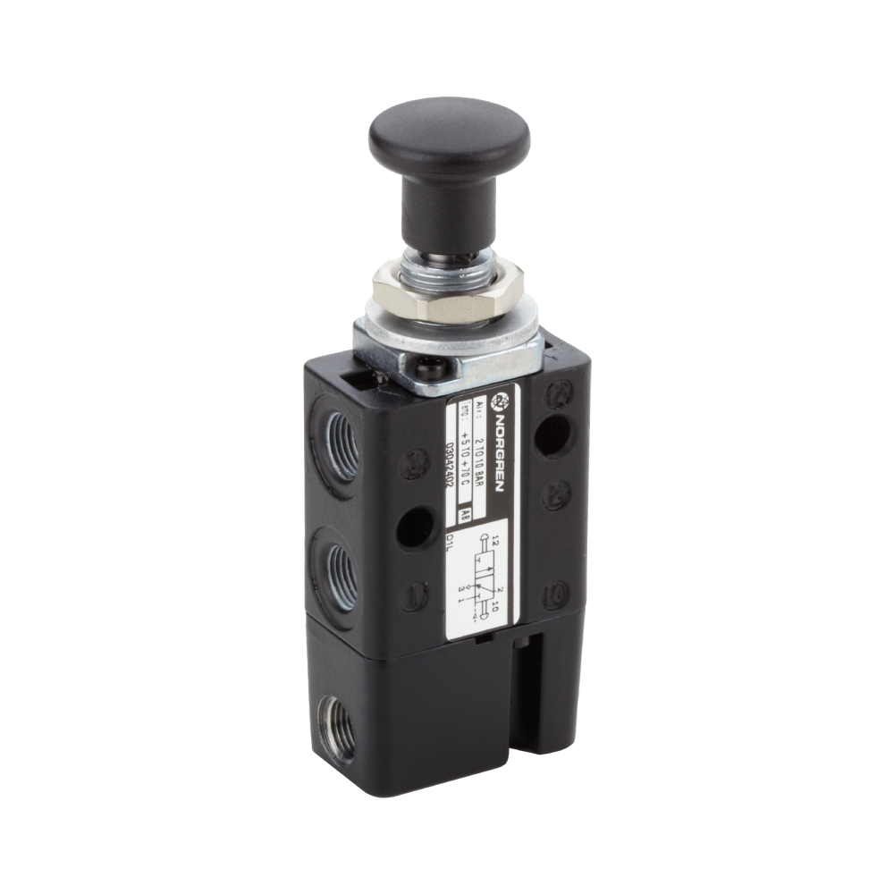 03042402 | Super X manually actuated valve, G1/8, 3/2, knob / knob