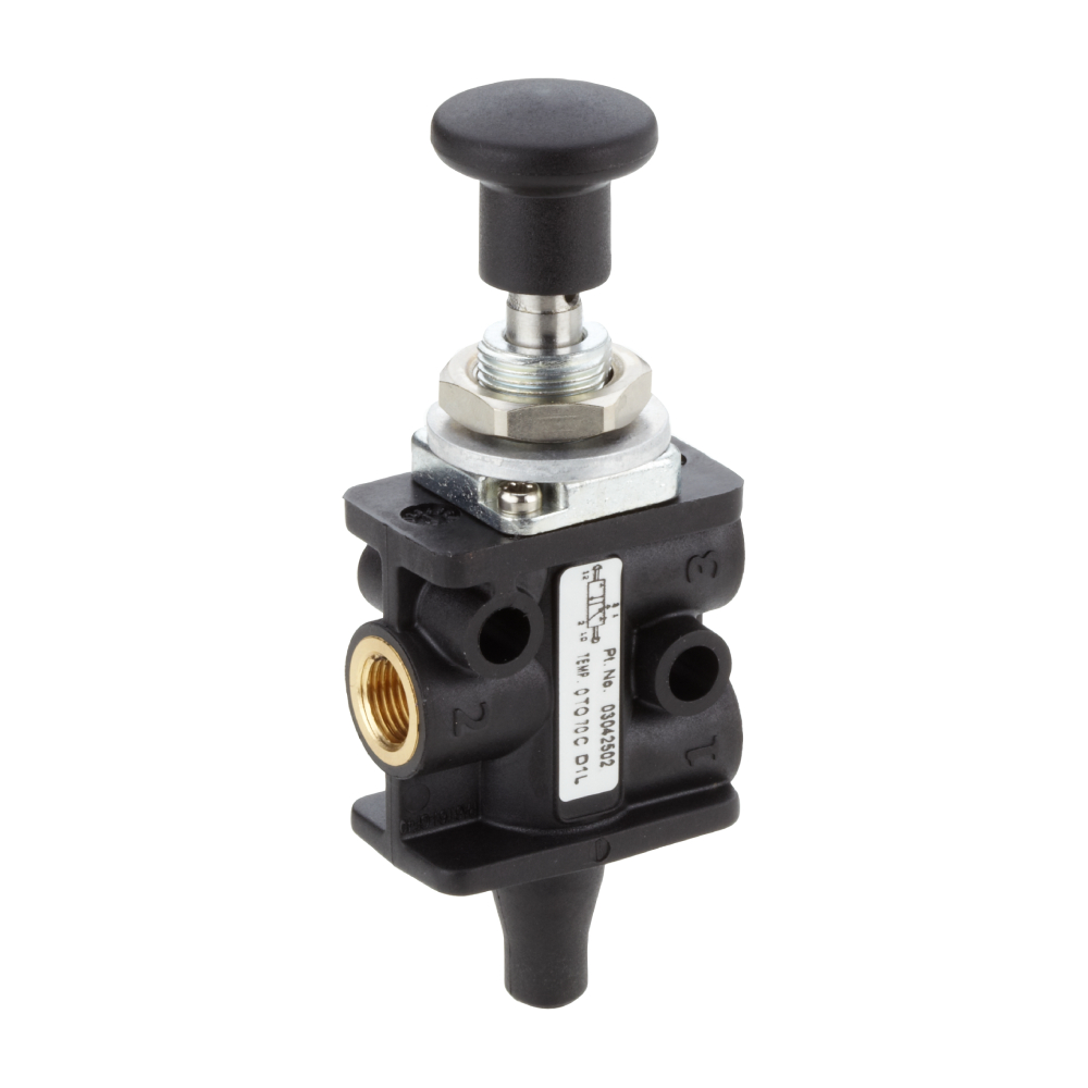 03042502 | Super X manually actuated valve, G1/8, 3/2, knob / knob