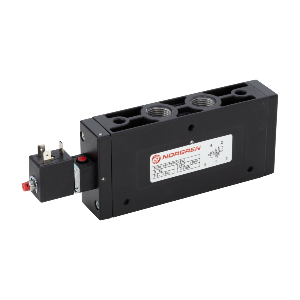 M/20154/172/MDZ83J | M/20000 series solenoid valve, G1/2, 5/2
