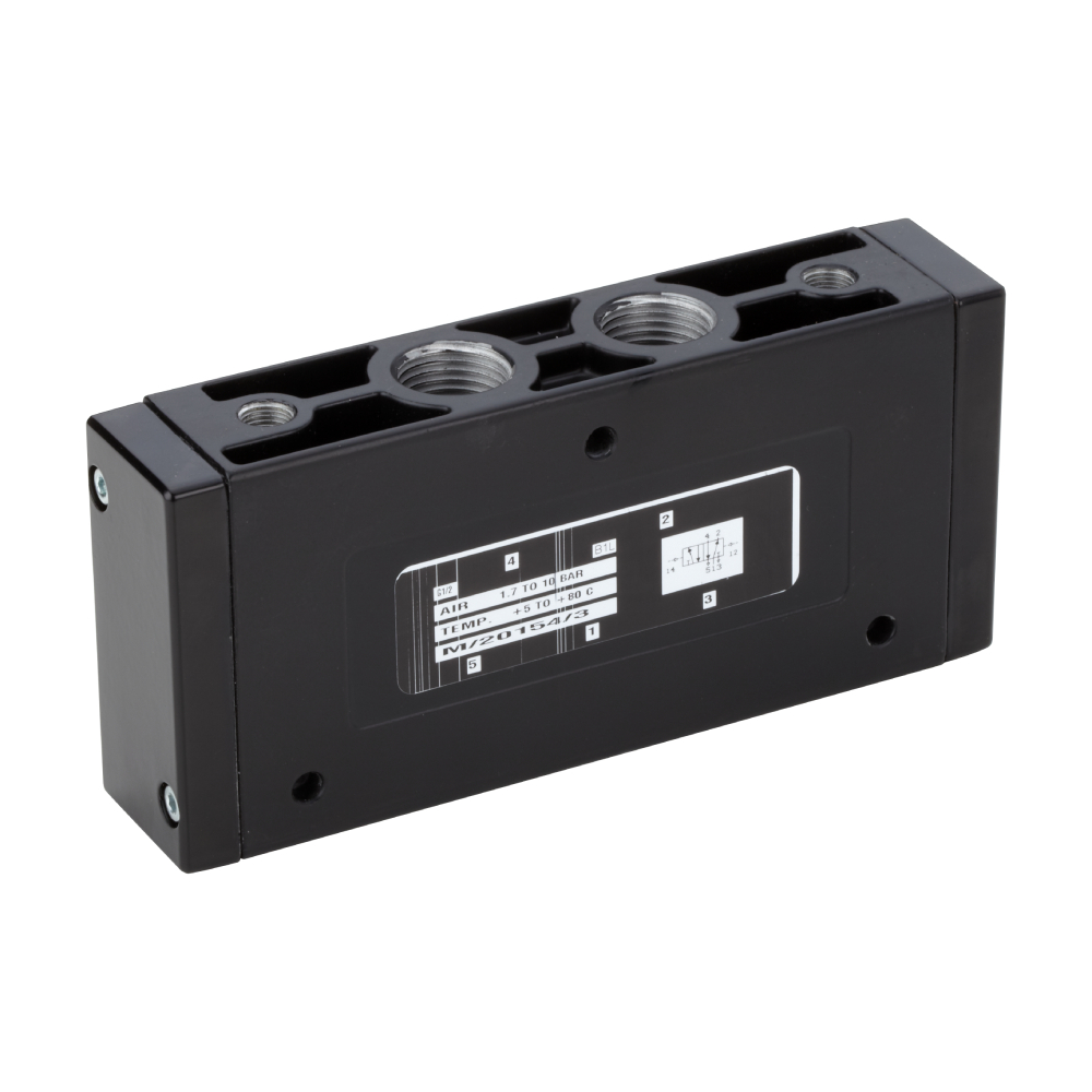 M/20154/3 | M/20000 series pilot valve, G1/2, 5/2, air pilot / air