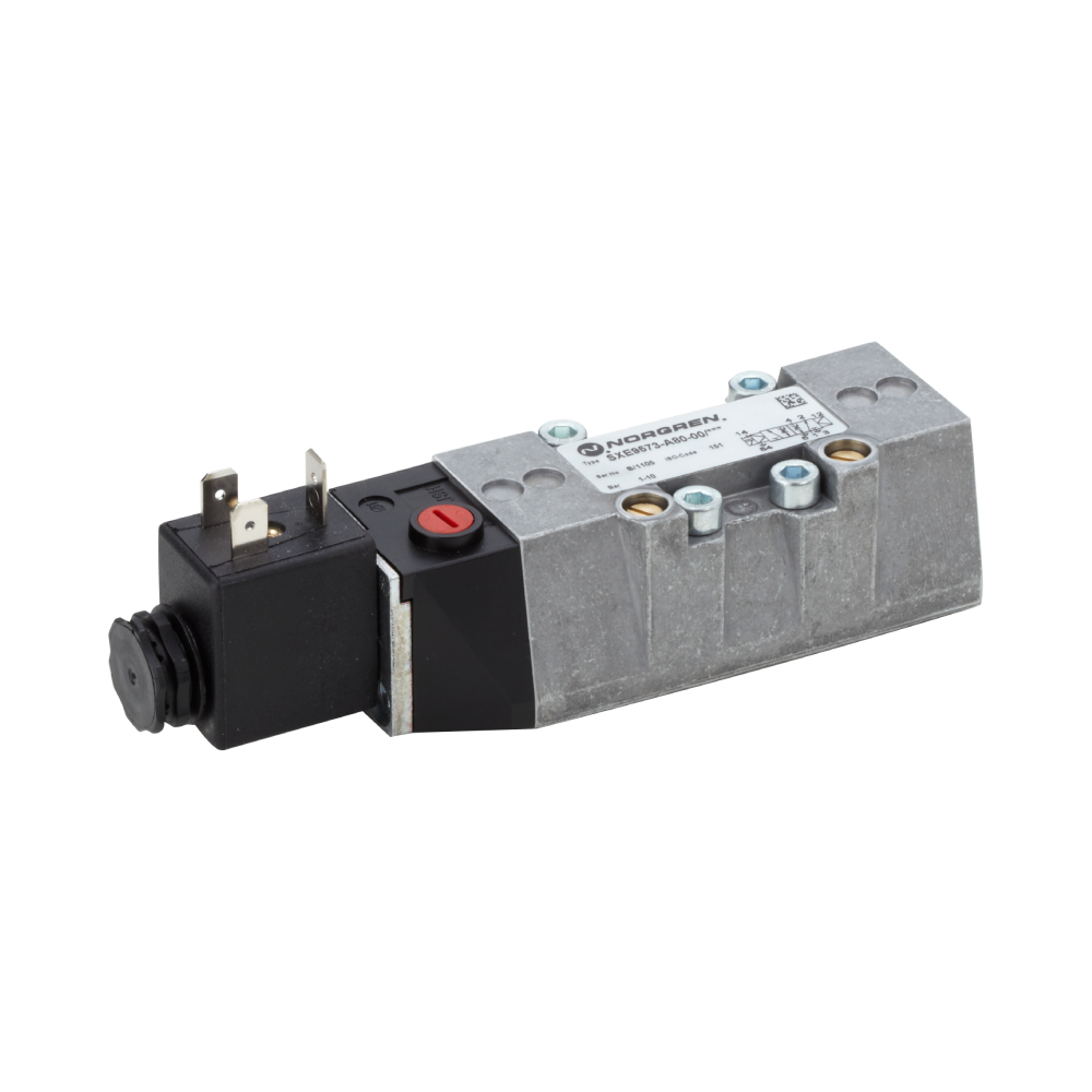 SXE9573-A80-00-13J | ISO Star solenoid valve ISO 1, 5/2, solenoid