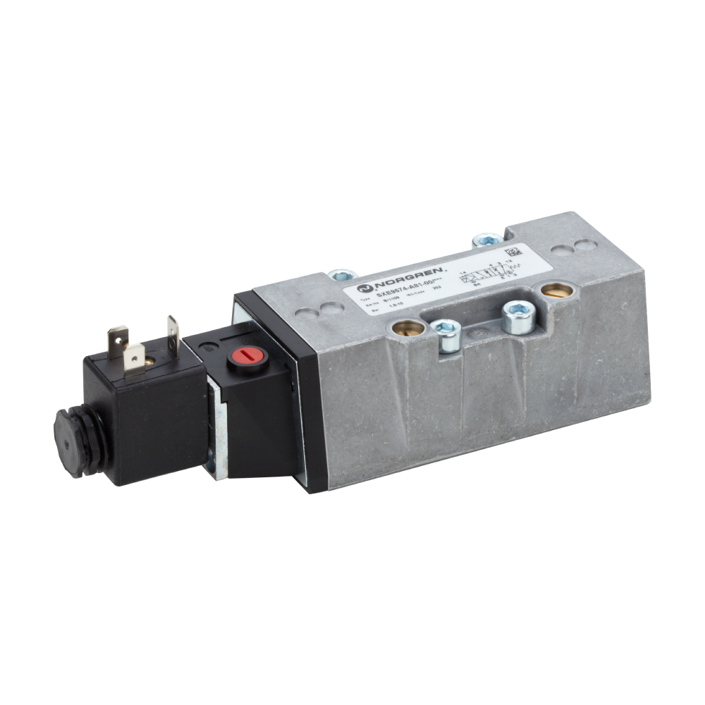 SXE9574-A81-00-13J | ISO Star solenoid valve ISO 2, 5/2, solenoid