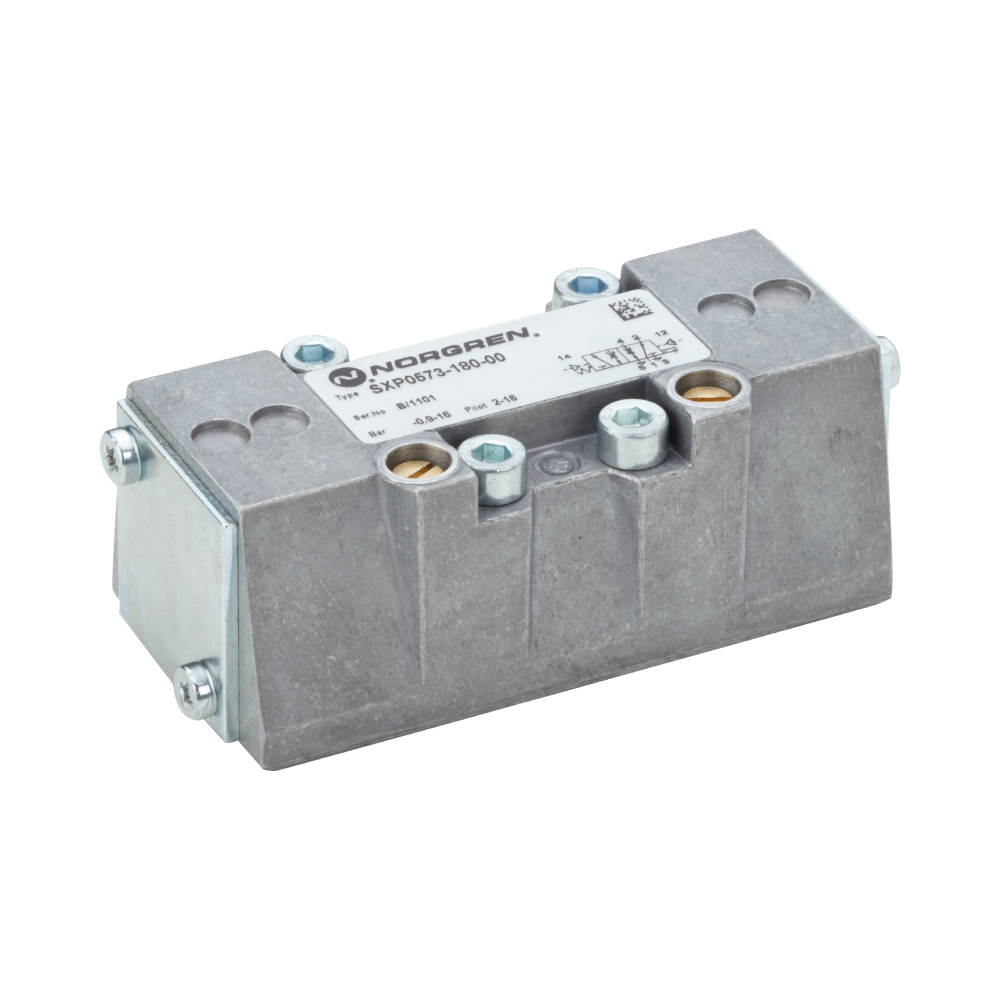 SXP0573-180-00 | ISO Star pilot valve, ISO 1, 5/2, air pilot / air