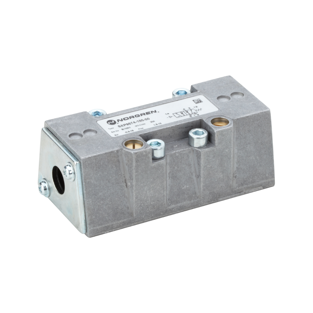 SXP9574-180-00 | ISO Star pilot valve, ISO 2, 5/2, air pilot