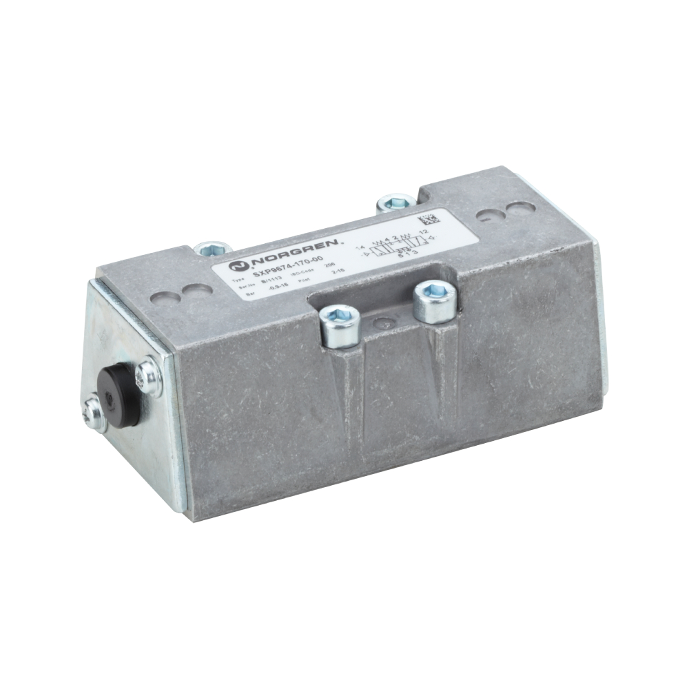 SXP9573-170-00 | ISO Star air pilot valve, ISO 1, 5/2, air pilot