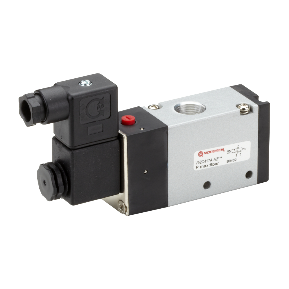 V52C417A-A219J | V52 series inline solenoid valve, G3/8, 3/2, NC