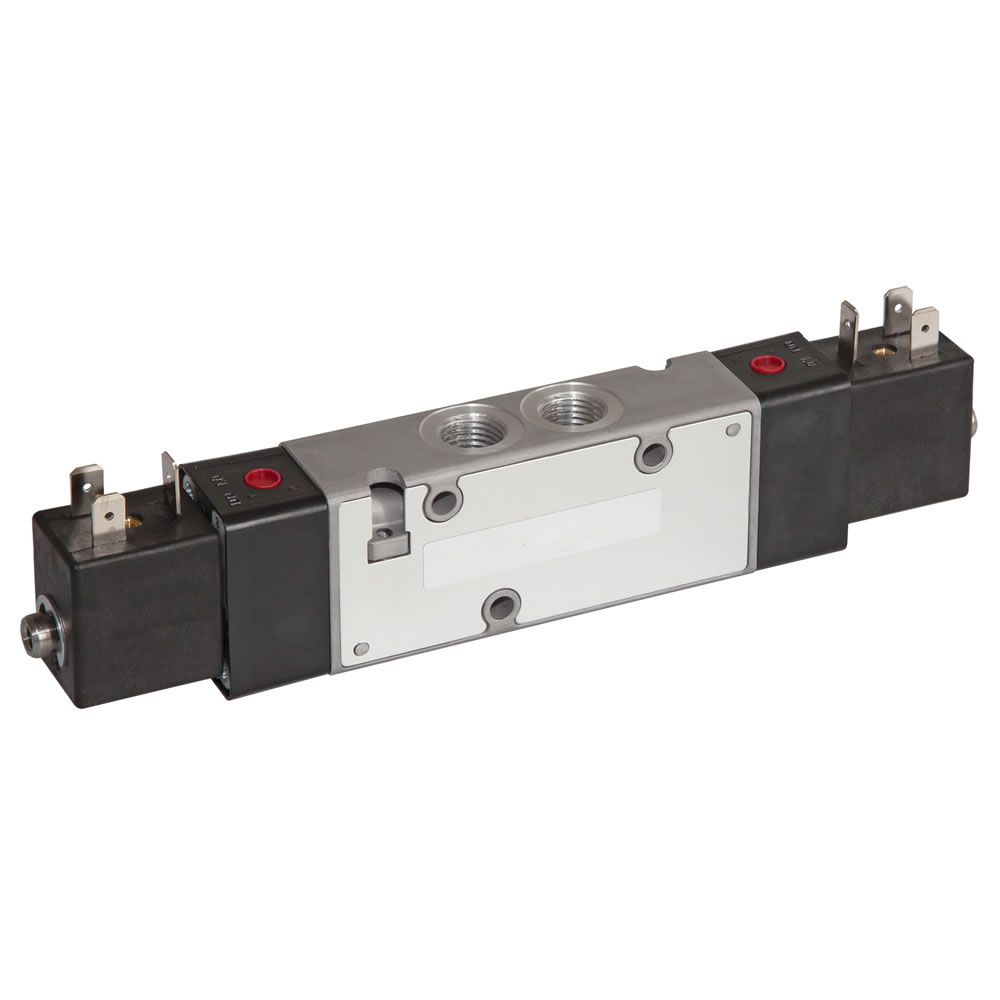 V61RA11A-A313JB | V61 series inline solenoid valve, 1/4 NPT, 2 x 3