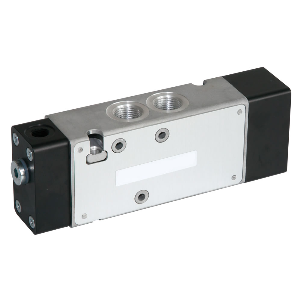 V62S5D7A-XP0900 | V62 series inline air pilot valve, 3/8 NPT, 5/2