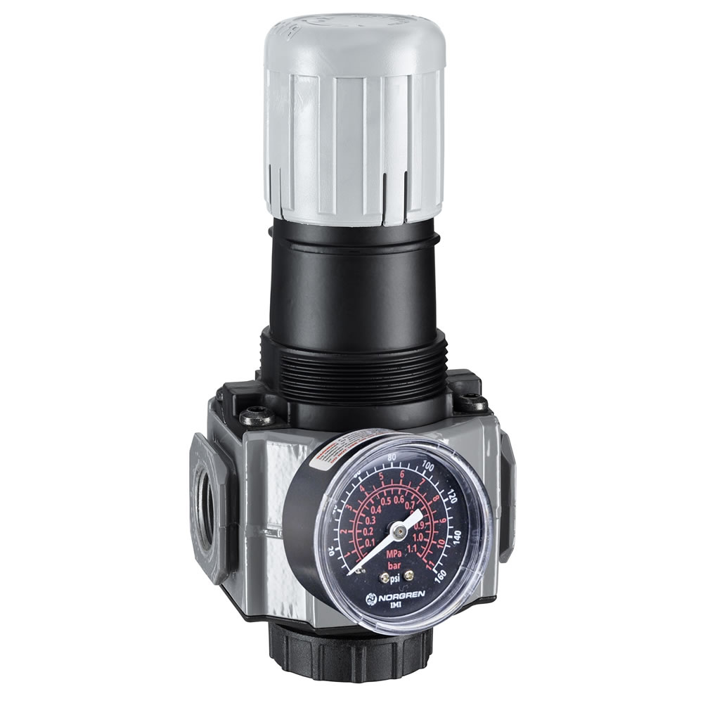 V84G-3GK-NMG | Excelon Plus relief valve, G3/8, 0.3-10 bar, with gauge