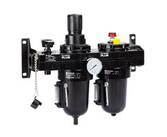 Olympian valve (FRL), shut-off Plus 40µm element, BL68-801 drain, | box with G1, filter set automatic